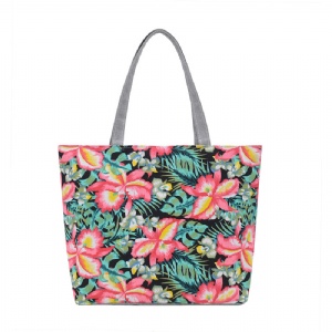 Printed Canvas Tote Bag – Unique Artistic Design​